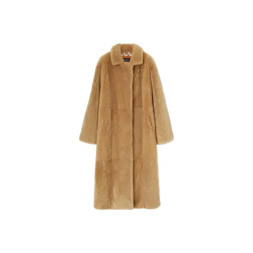 Loro Piana Пальто Женские Утонувшая Трава Цвет