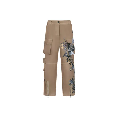 Dior Quarterly New Products Коричневые Женские Брюки Карго