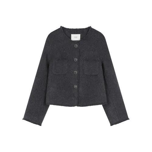 Mo Han Yi Mei Куртка Женская Угольно-Серый