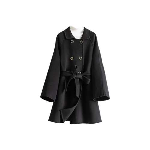 La Chapelle Пальто Женское Элегантное Черное