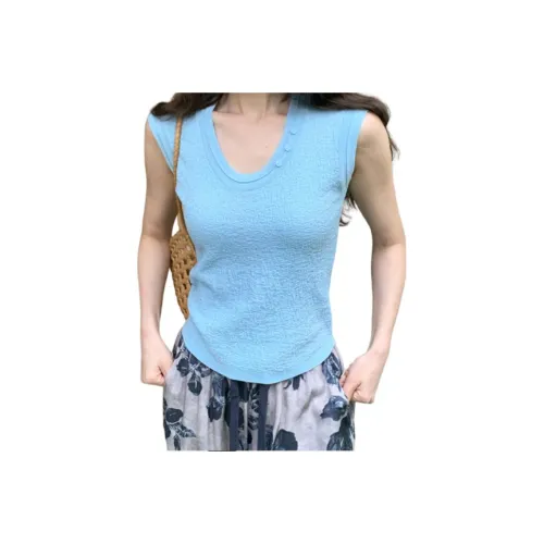 NANING 9 Синий Женский Трикотаж