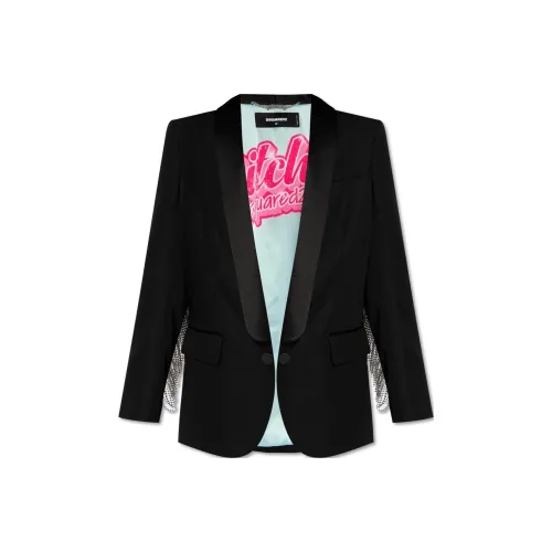 DSQUARED 2 Бизнес-костюм Пальто Женское Черное
