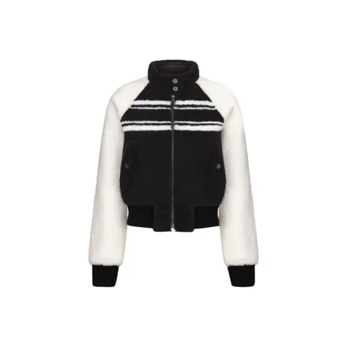 Dior Quarterly New Products Black Женские Кожаные Куртки