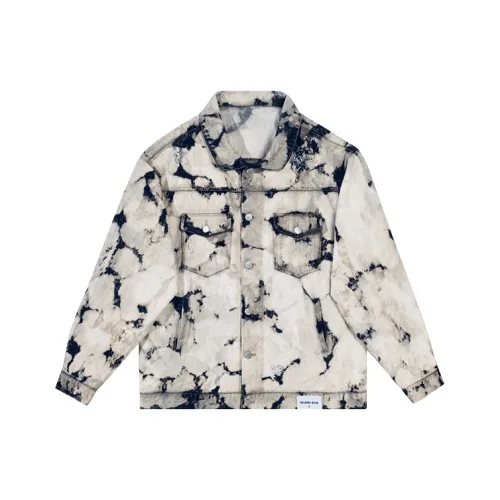 INSANE LASIA Loose Fit Denim Jacket Unisex Multicolor INSANE LASIA Свободный крой Джинсовая куртка Унисекс Многоцветный