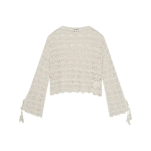 URBAN REVIVO Boho Style Трикотаж Женский Хаки Серый