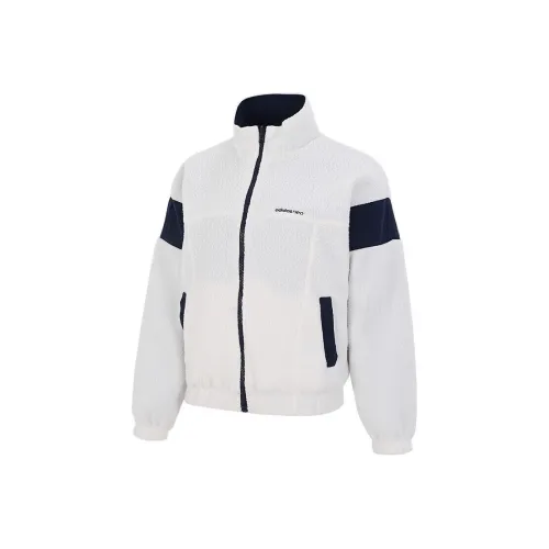 ADIDAS NEO Розово-белый Женские бархатные куртки