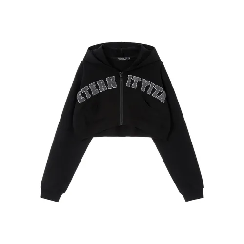 ETERNITY ITA Черное Женское Короткое Пальто