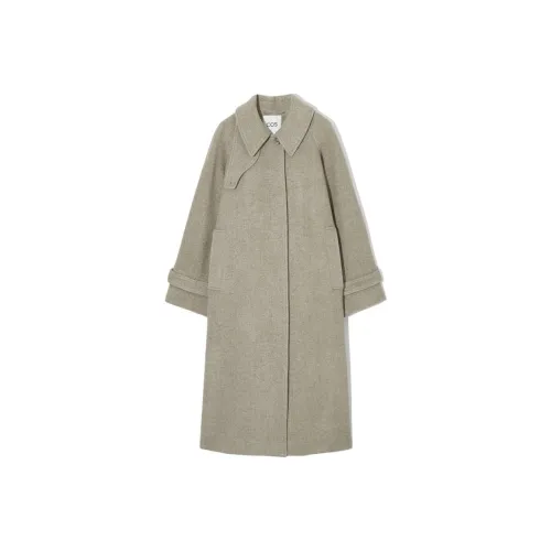 COS Бежевое Женское Пальто