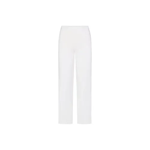 SKIMS Сон Straight Нога Брюки Повседневные брюки Женские Снег Снег