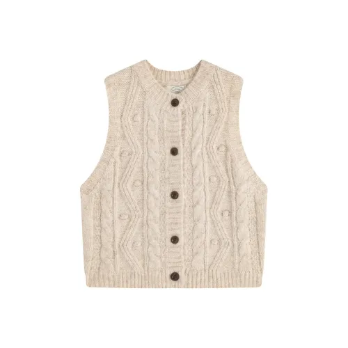 Delight In You Жилет Женский Бежевый