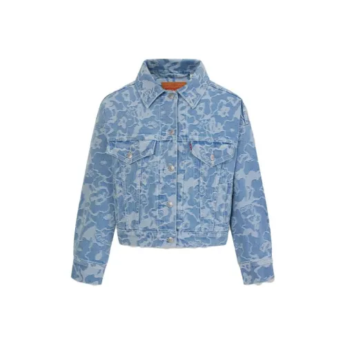 Levis Синие Женские Джинсовые Куртки