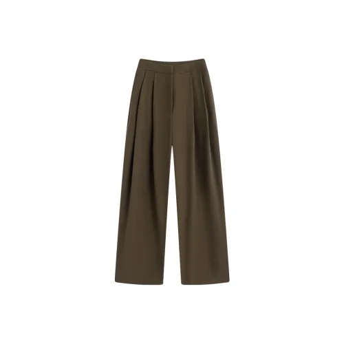 MOSIIMORII Повседневные брюки Женские Кофе