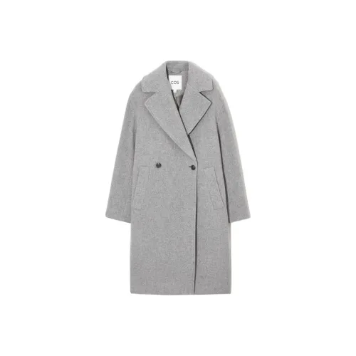 COS Серое Женское Пальто