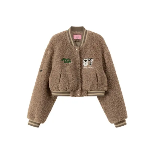 CHUU Cropped Coat Women's Khaki CHUU Укороченное пальто женское хаки