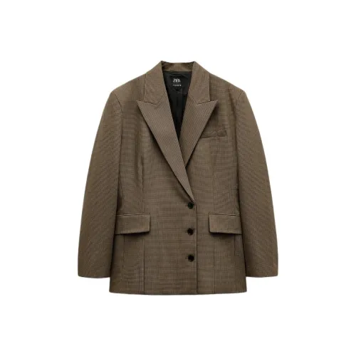 ZARA Trf Синий Женские Офисные Костюмы