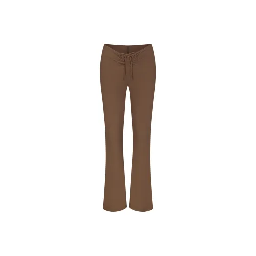 SKIMS Мягкий Lounge Брюки с Ручной Работой Повседневные Брюки Женские Оксид Оксид