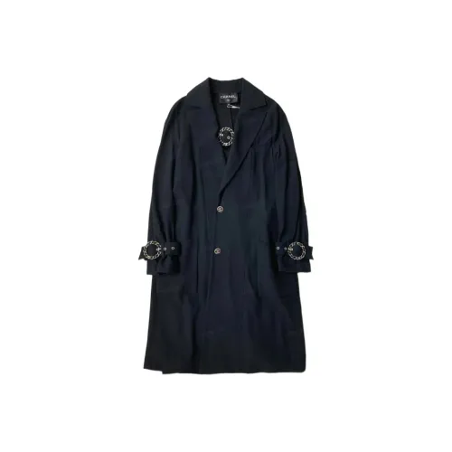 CHANEL Черный Женский Тренч