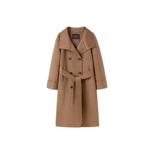 PEACEBIRD Коричневый Женский Пальто