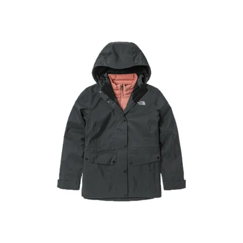 THE NORTH FACE Водонепроницаемый Ветрозащитный And Дышащий Ветровка Женские Черный