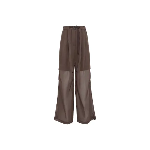 Brunello Cucinelli Коричневые Женские Повседневные Брюки