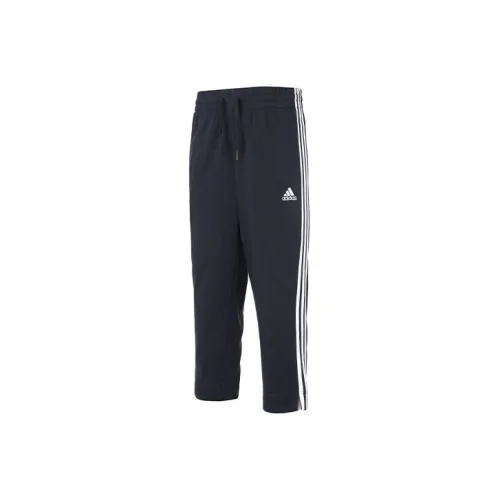 Adidas Синие Женские Вязаные Тренировочные Брюки