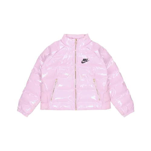 NIKE Розовое женское короткое пальто