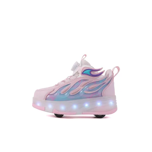 Genius Pooh Устойчивый к истиранию Легкий Амортизация Баланс Низкий Топ KIDS Lifestyle Shoes Розовый Детский