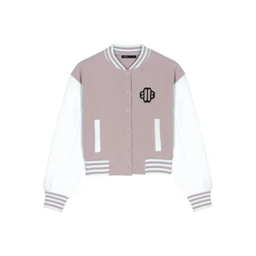 Maje Бейсбольная куртка Женская Бежевая Желтая