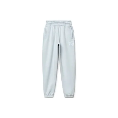 alexander wang Туманно-голубые Женские Вязаные Тренировочные Брюки