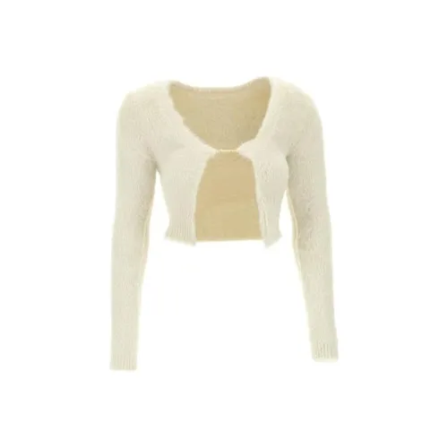 Jacquemus Экрю Женское короткое пальто