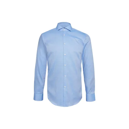 Hugo Boss Рубашка Мужская Светло-Синяя