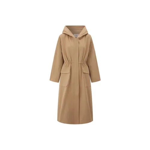 Elva' Island Тренчкот Женский Хаки