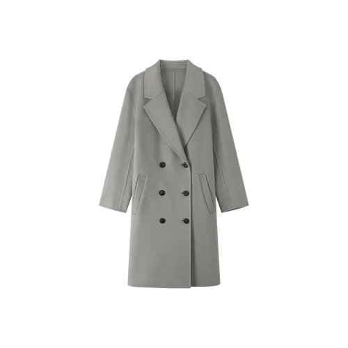 THE SEA LIFE Пальто Женское Ледниковый Серый