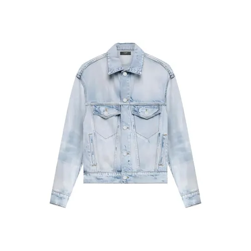 AMIRI Синий Женские Джинсовые Куртки