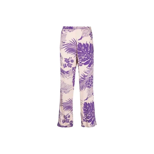 PINKO Фиолетовые Женские Вязаные Спортивные Брюки