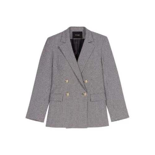 Maje Бизнес-костюм женский черный белый