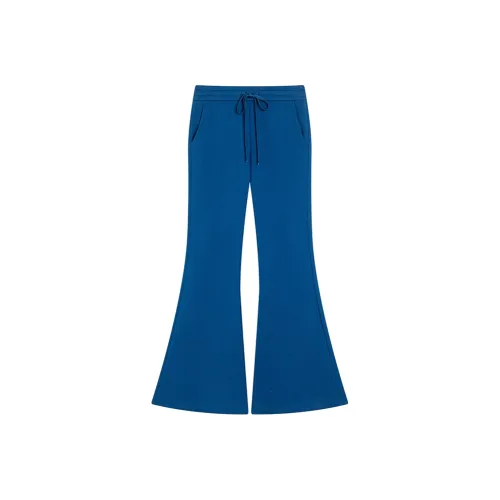 Ouyang Повседневные брюки женские цвет Нил синий