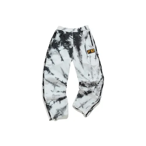 FILA FUSION X ARIES Коллекция Сотрудничества Вязаные Тренировочные Штаны Женские Стандартные Белые