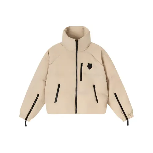 Onitsuka Tiger Хлопковый пуховик женский бежевый