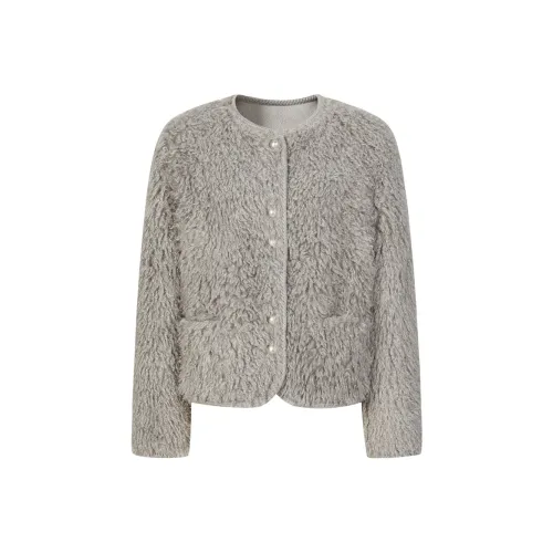 JZ. ANNAKRO Серый Женский Пальто