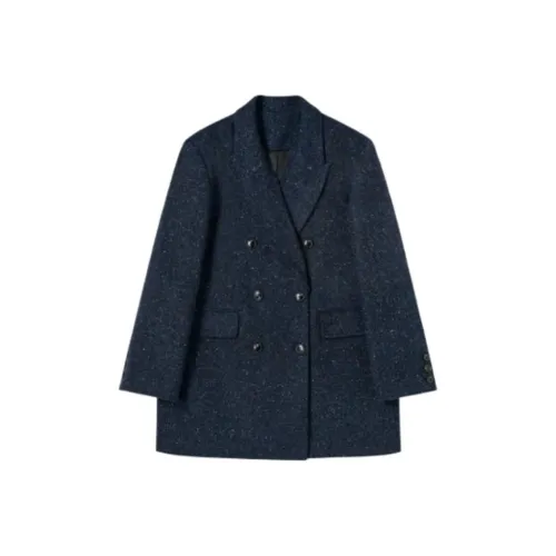 SHUXI Starch Синий Женские Деловые Костюмы