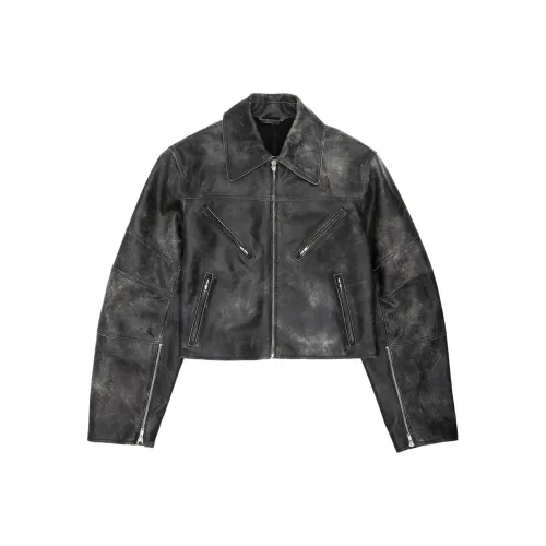 Helmut Lang Черные Женские Кожаные Куртки