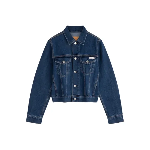 Calvin Klein Denim Series E5D Джинсовый синий Женские Джинсовые куртки