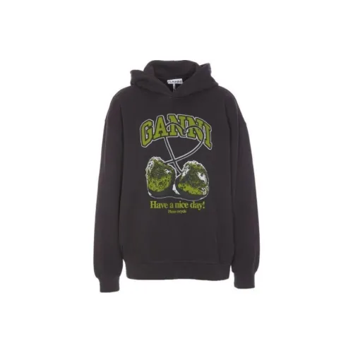 GANNI SS25 Толстовка Женская Черная