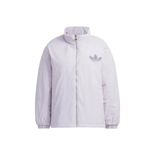 Adidas Originals Пуховик Женский Розовый Белый