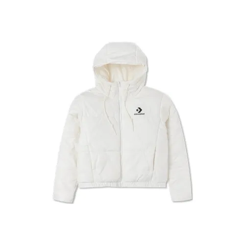 Конверс Хлопковый пуховик Женский Белый