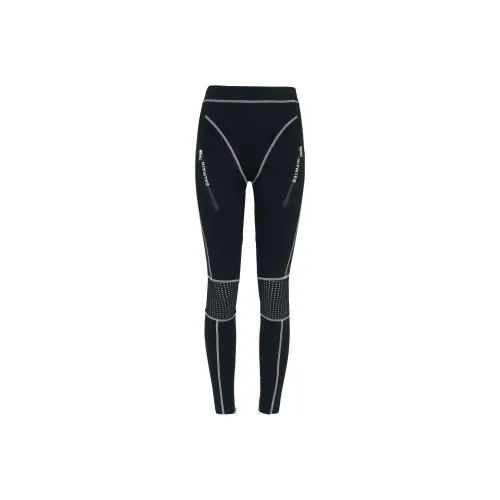 BALMAIN Черные Женские Леггинсы