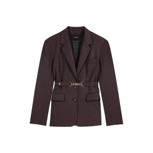 Maje Бизнес-костюм женский коричневый