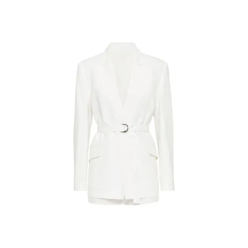 BRUNELLO CUCINELLI FW24 Бизнес Костюм Пальто Женское Белое