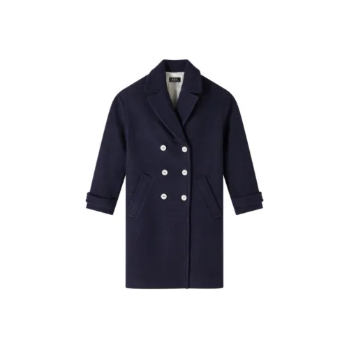 A.P.C SS24 Пальто Женское Темно-синий